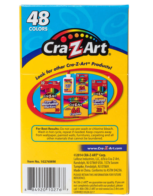 Load image into Gallery viewer, 48 Count Multicolor Washable Crayon, Children to Adult, Back to School Supplies
