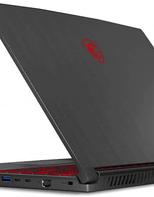 Load image into Gallery viewer, GF65 Gaming Laptop: 15.6&quot; 144Hz FHD 1080P, Intel Core I7-10750H 6 Core, NVIDIA Geforce RTX 3060, 16GB, 512GB Nvme SSD, Wifi 6, Red Keyboard, Win 10, Black (10UE-047)
