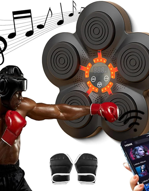 Load image into Gallery viewer, Smart Electronic Music Boxing Machine, Wall Mounted Boxing Training Punching Equipment, Smart Boxing Target Machine for Home, Indoor and Gym Use
